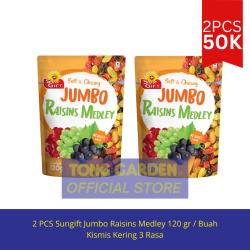 2 PCS - Tong Garden Jumbo Raisins Medley 120 gr