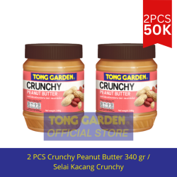 2 PCS - Tong Garden Crunchy Peanut Butter 340 gr