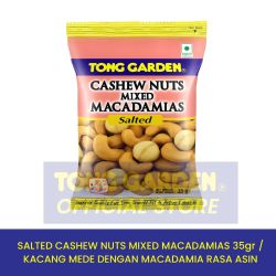 TG Cashew Nuts Mixed Macadamias Salted 35gr
